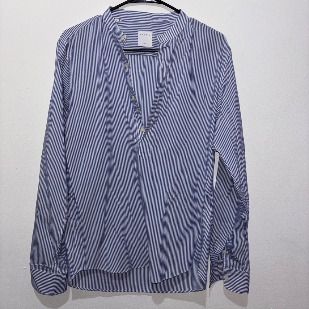 Sandro Half Button Down Size Medium - image 1
